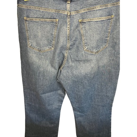 NWT Universal Thread Women’s Jeans, size 17/L fitted hip and thigh Open hem Stre - Picture 7 of 16